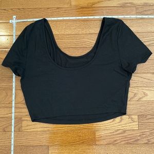 Crop top cotton stretch